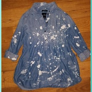 AE jegging fit custom bleached top